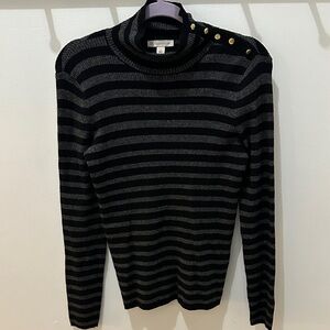 NWT Dress Barn Y2K Long Sleeve Striped Top